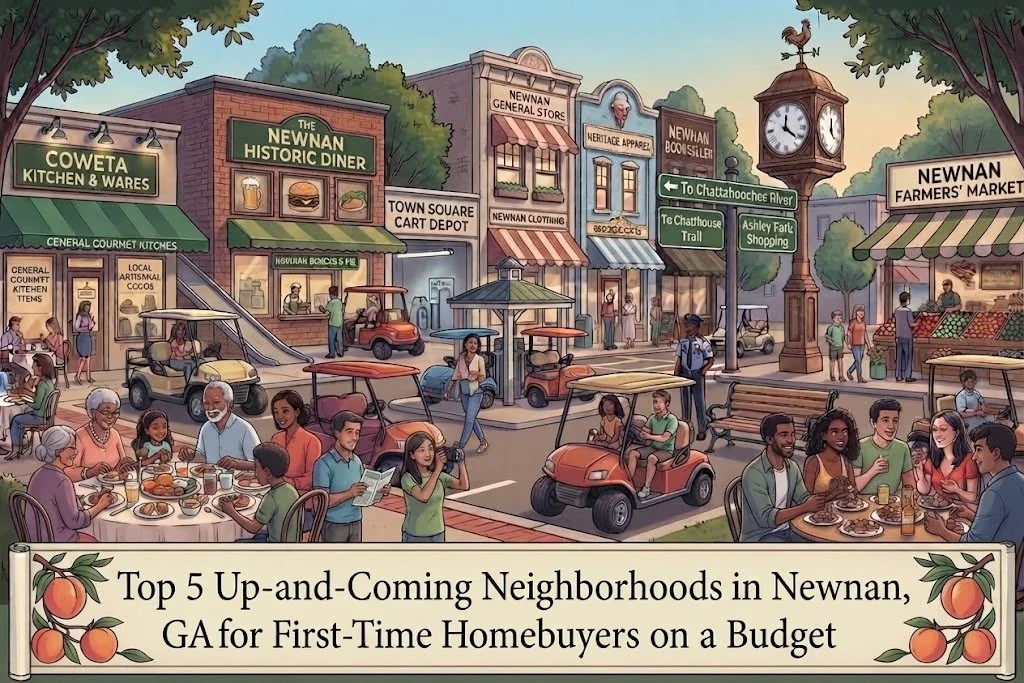Top 5 Up-and-Coming Neighborhoods in Newnan, GA for First-Time Homebuyers on a Budget