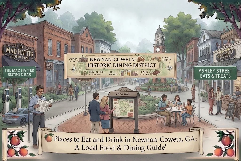 Places to Eat and Drink in Newnan-Coweta, GA: A Local Food &amp; Dining Guide