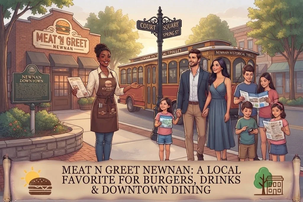 Meat N Greet Newnan: A Local Favorite for Burgers, Drinks &amp; Downtown Dining