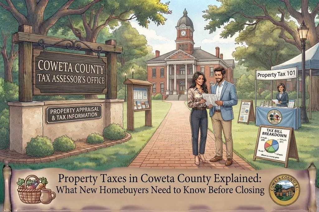 Property Taxes in Coweta County Explained: What New Homebuyers Need to Know Before Closing