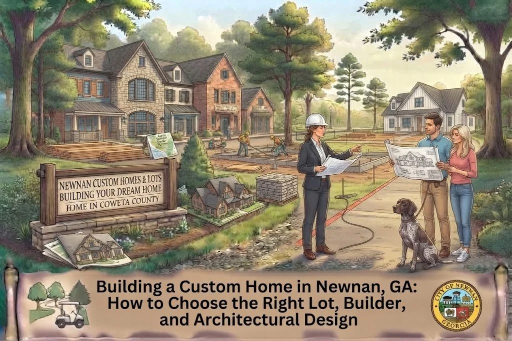 Building a Custom Home in Newnan, GA: How to Choose the Right Lot, Builder, and Architectural Design