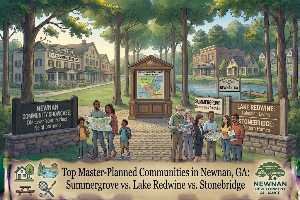 Top Master-Planned Communities in Newnan, GA: Summergrove vs. Lake Redwine vs. Stonebridge