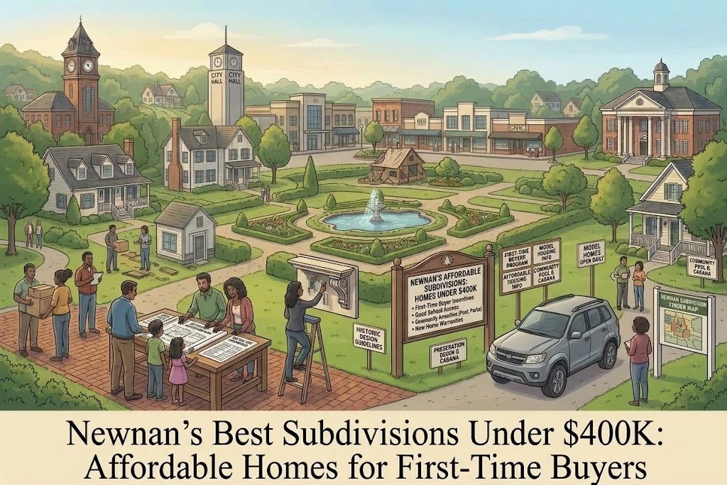 Newnan’s Best Subdivisions Under $400K: Affordable Homes for First-Time Buyers