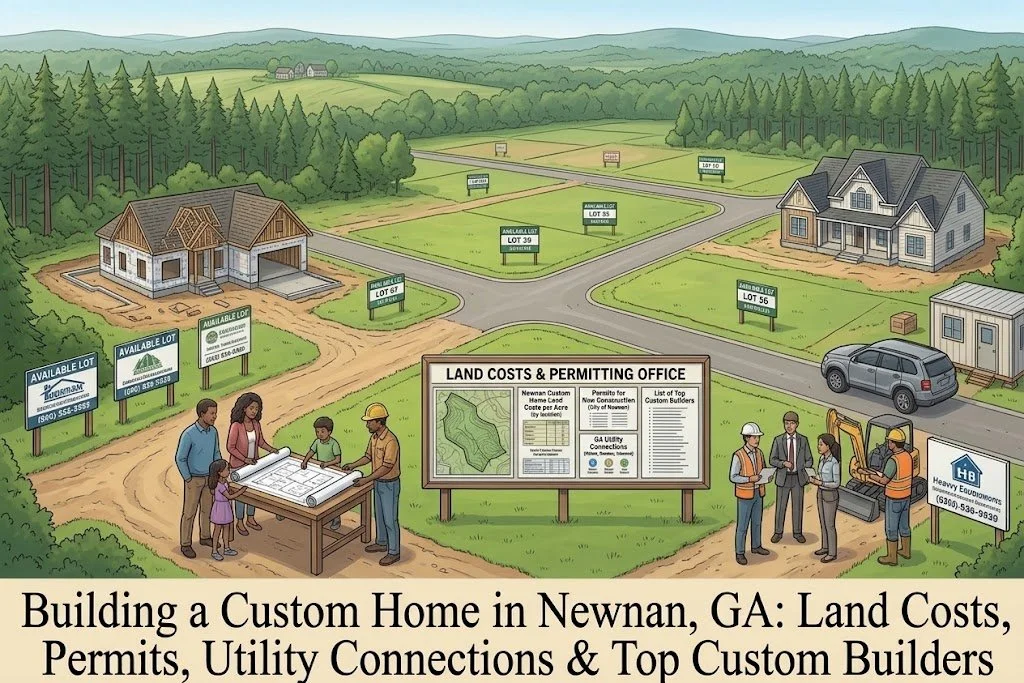 Building a Custom Home in Newnan, GA: Land Costs, Permits, Utility Connections &amp; Top Custom Builders