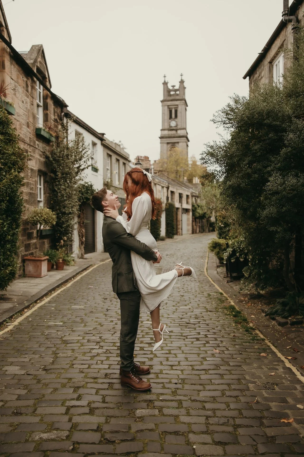 Candid wedding photography in Edinburgh capturing real emotion and connection