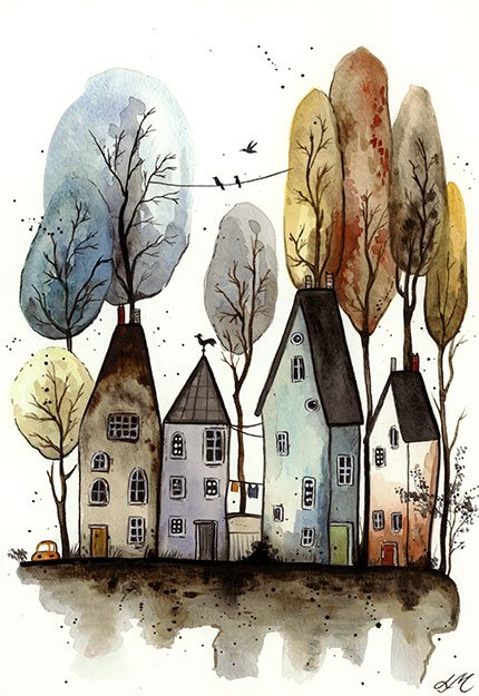 Whimsical houses