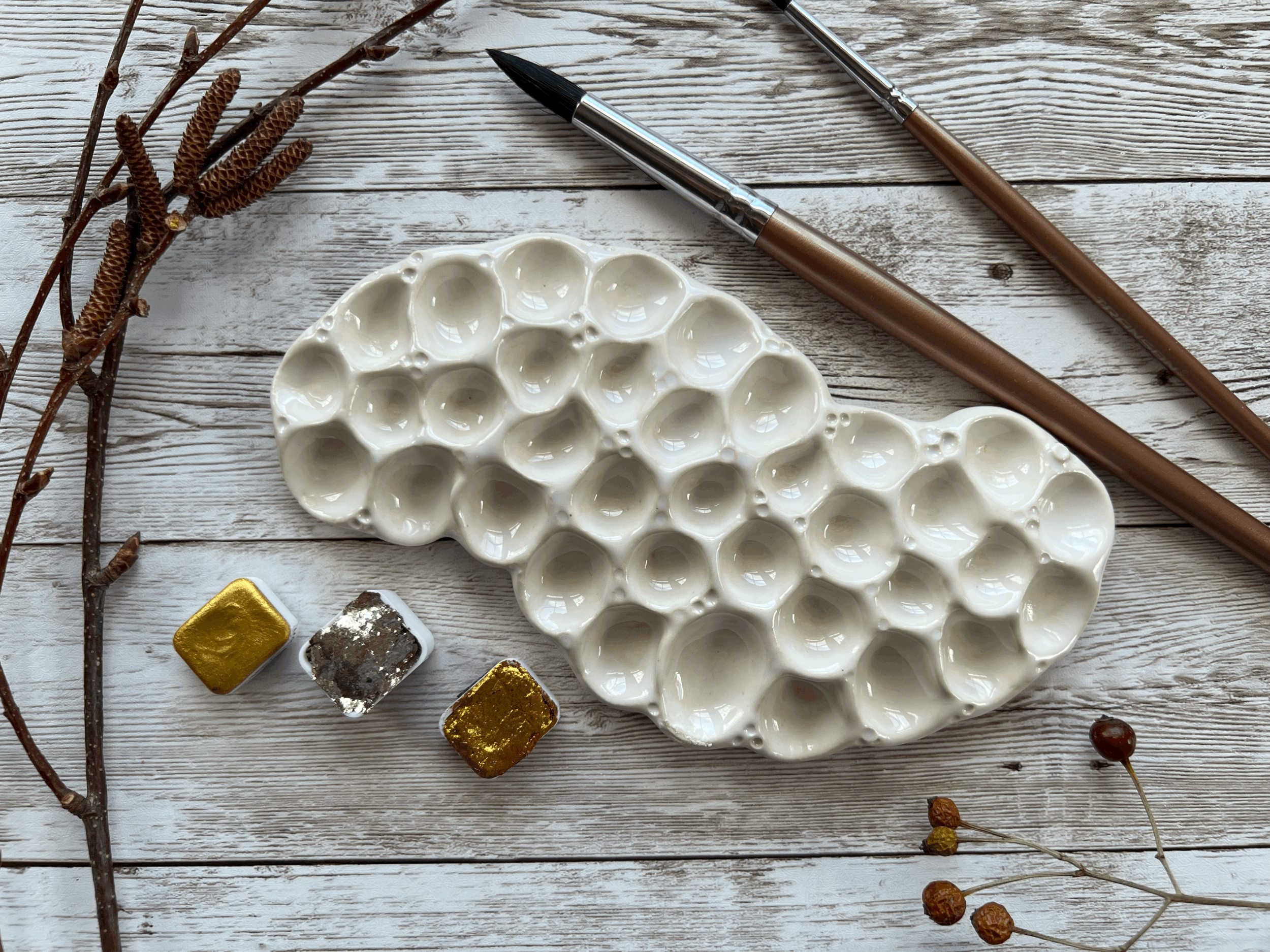 Ceramic Artist Paint Palette # 9