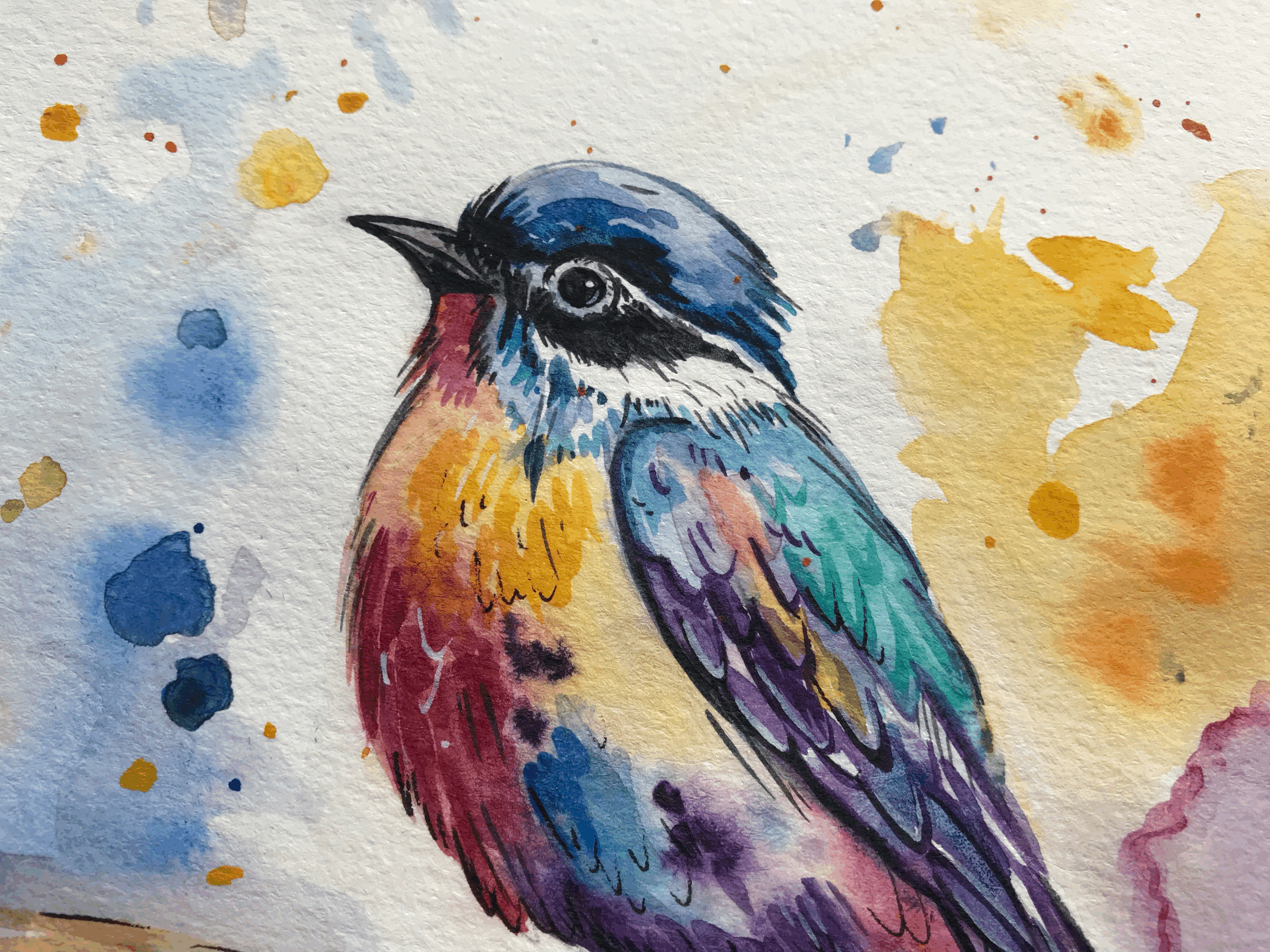 Colorful bird # 1