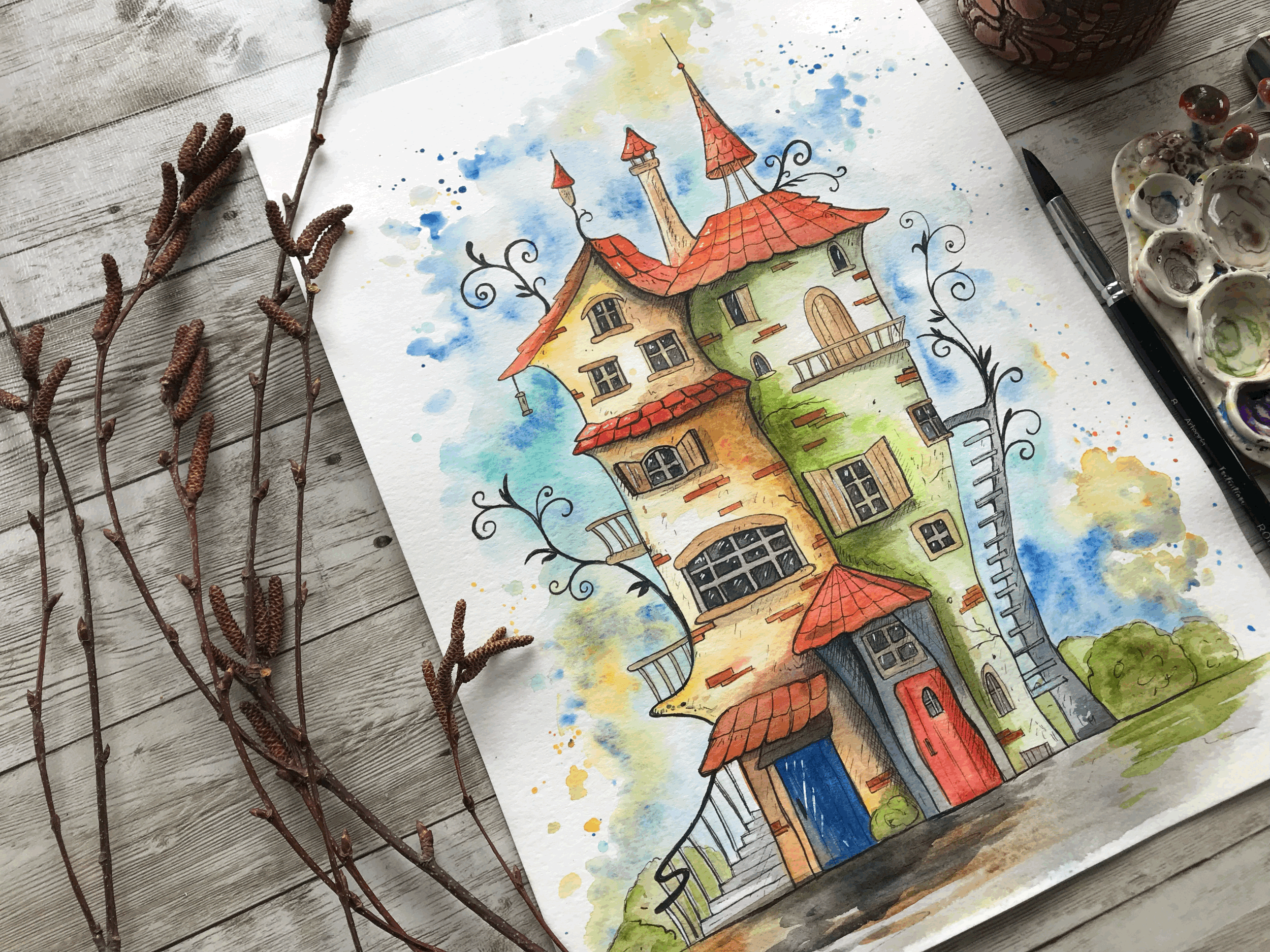 Whimsical House # 4