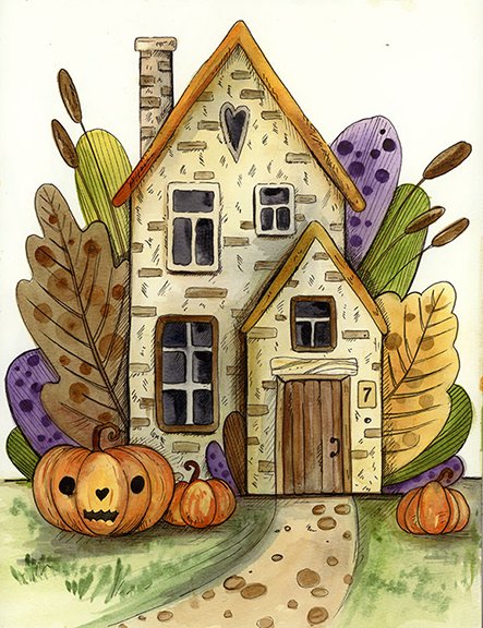 Halloween house