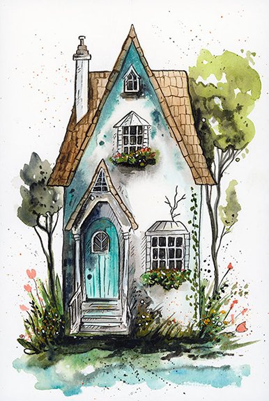 Whimsical cottage
