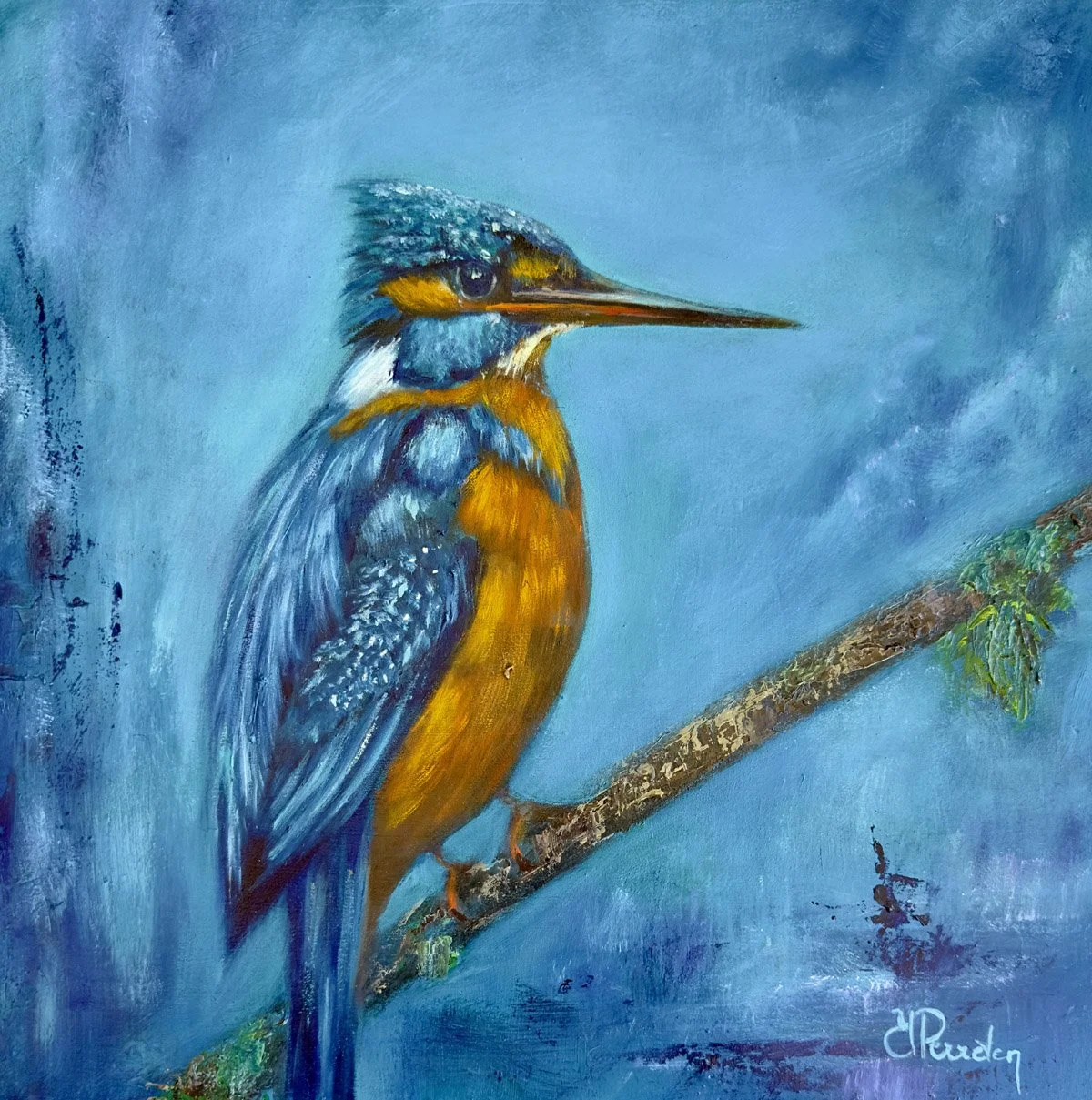 “Blue Silence” - Oil on wood panel
30x30cm