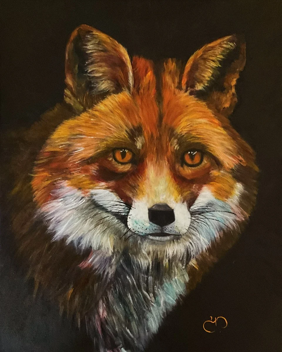 "Mr Fox" - Oil on canvas - 50x40 cm 