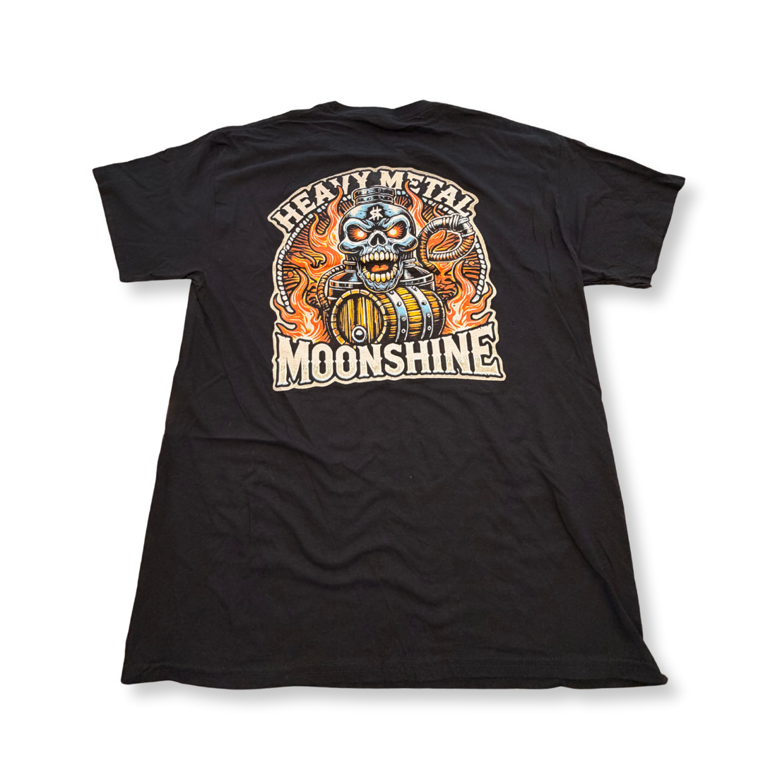 Heavy Metal Moonshine Logo T Shirt