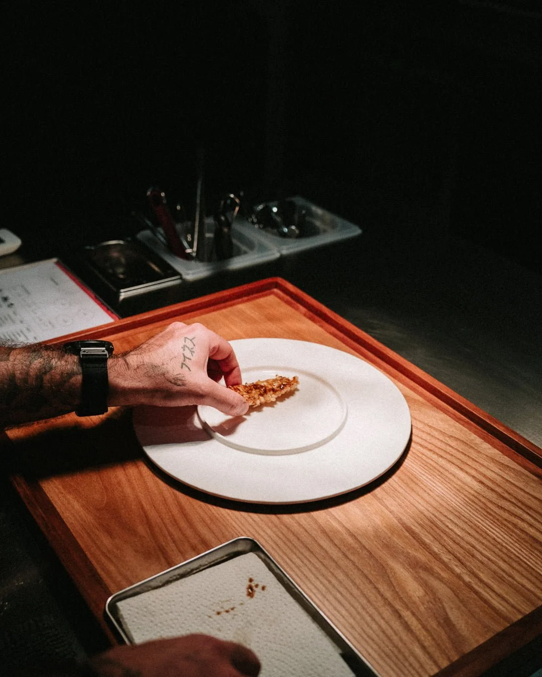 smith, fine dining, languste wird auf teller angerichtet