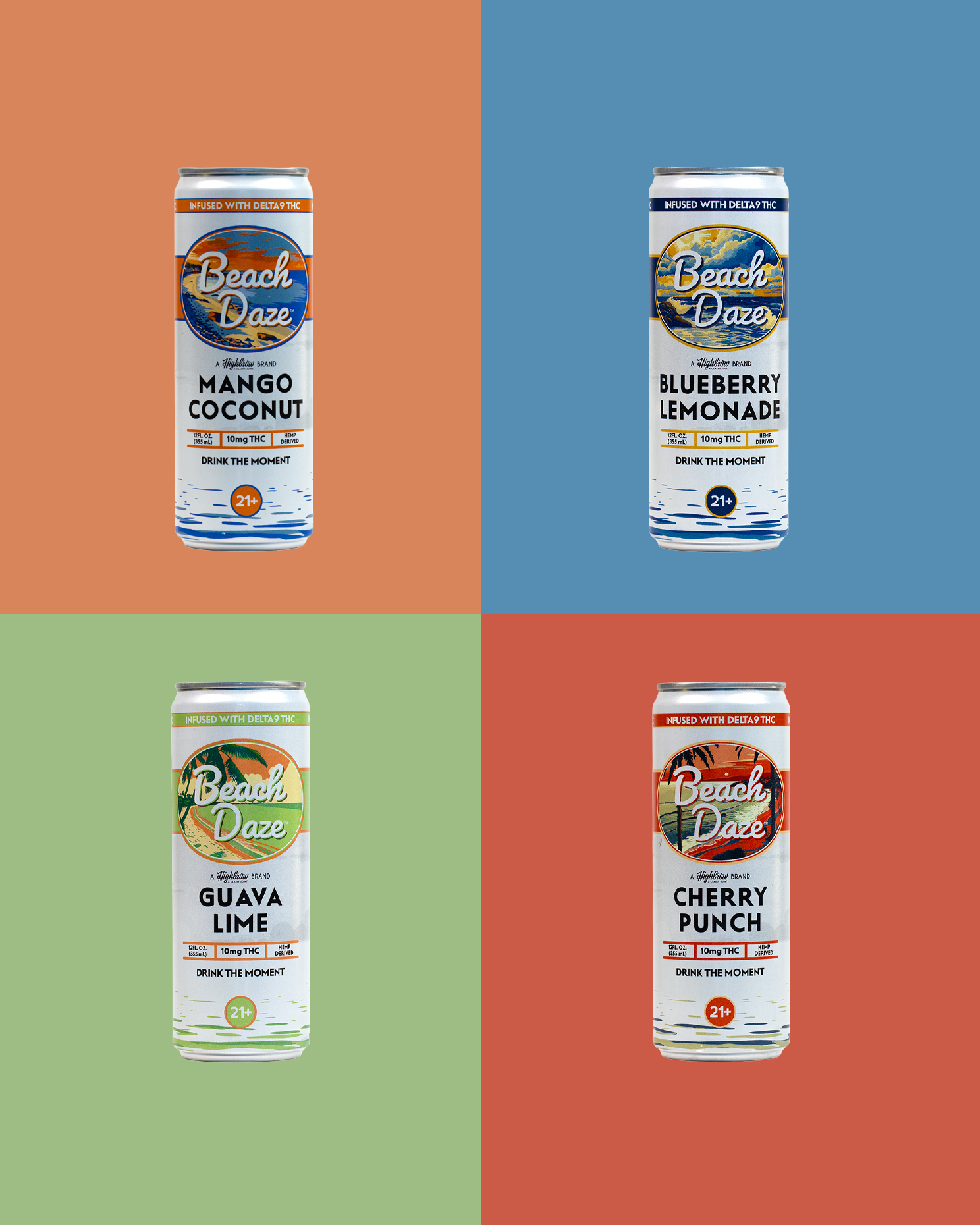 Beach Daze | Delta 9 Seltzers & Gummies