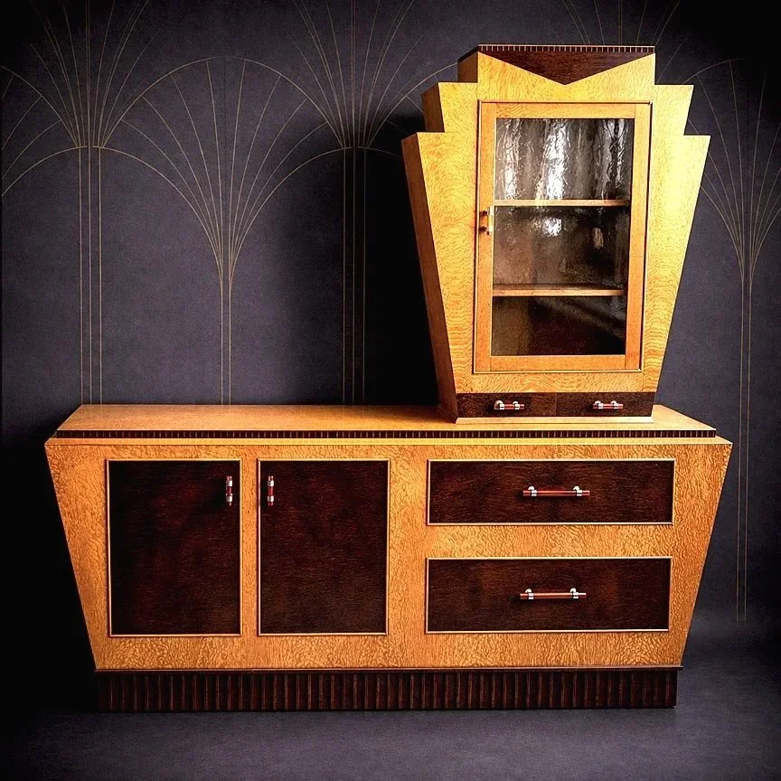 Art Deco Dining Room Hutch