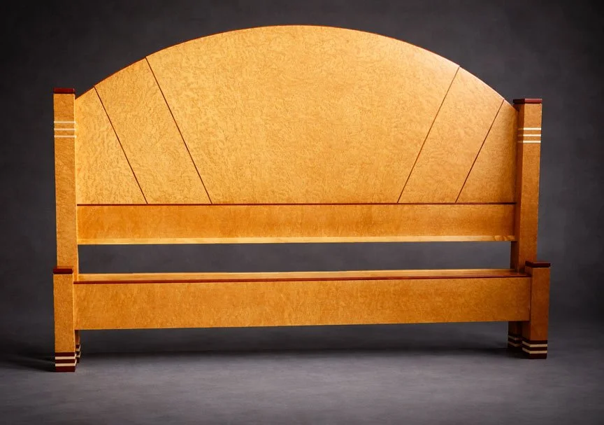 Birdseye Art Deco Bed