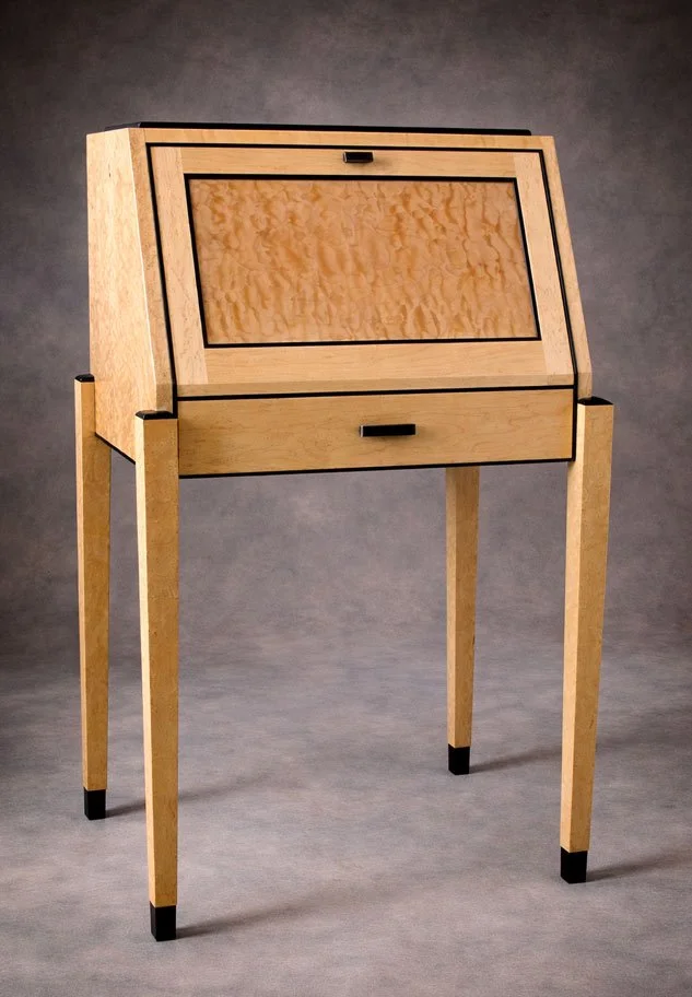 Birdseye Drop Front Desk