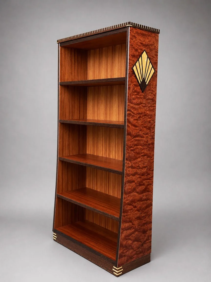 Art Deco Keystone Bookcase