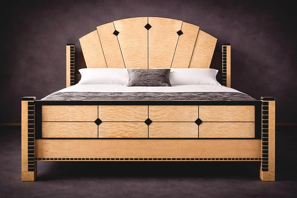 Keystone Art Deco Bed