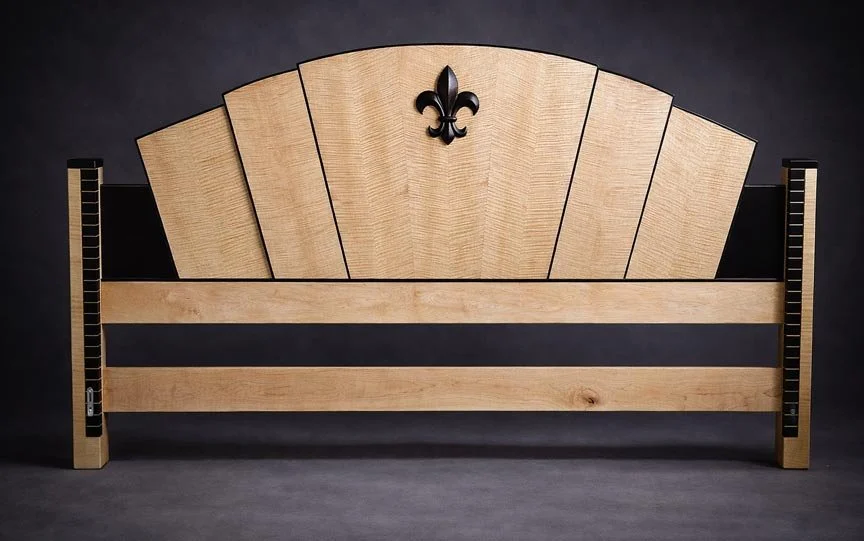 New Orleans Fleur-de-lis Art Deco Bed