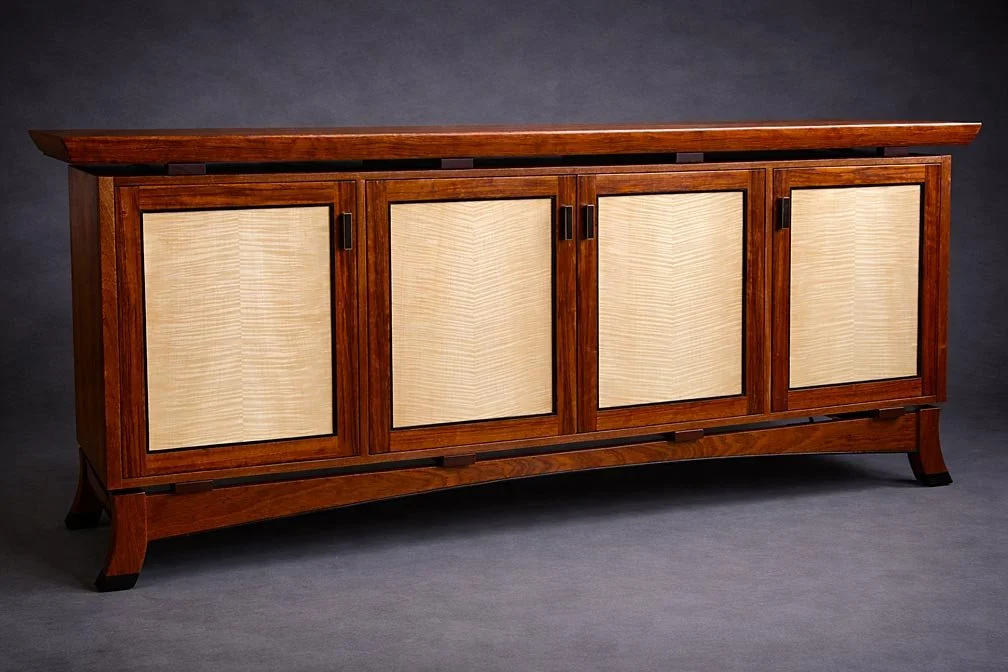 Bubinga Stereo Cabinet