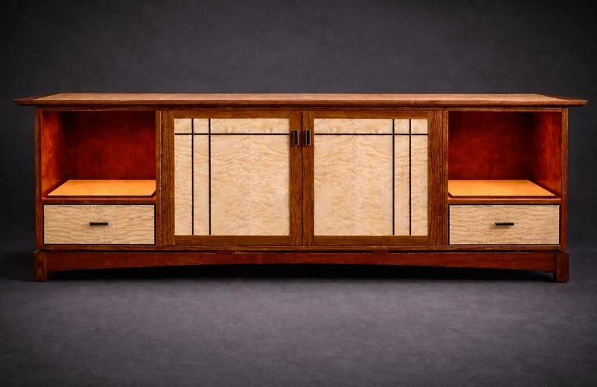 Audio Video Display Cabinet