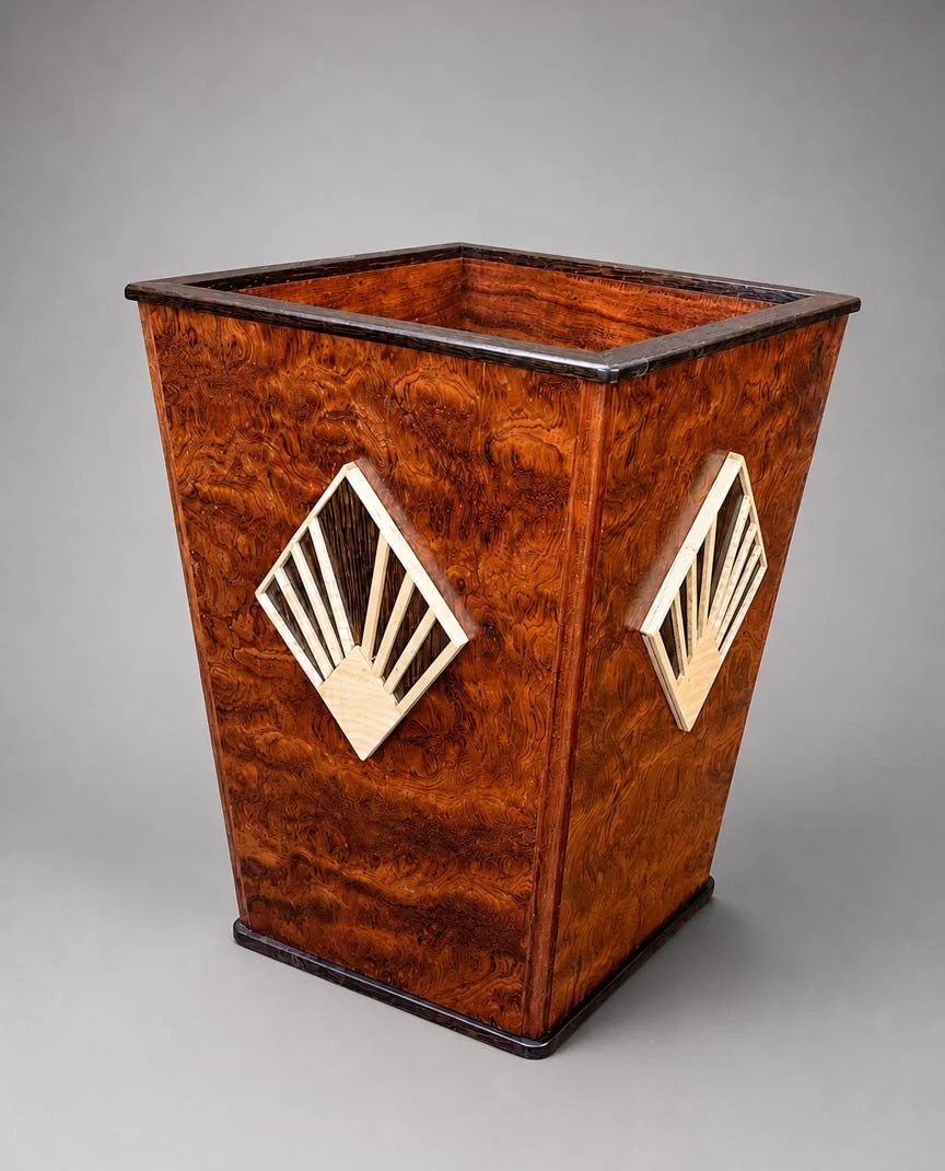 Art Deco Wastepaper Basket