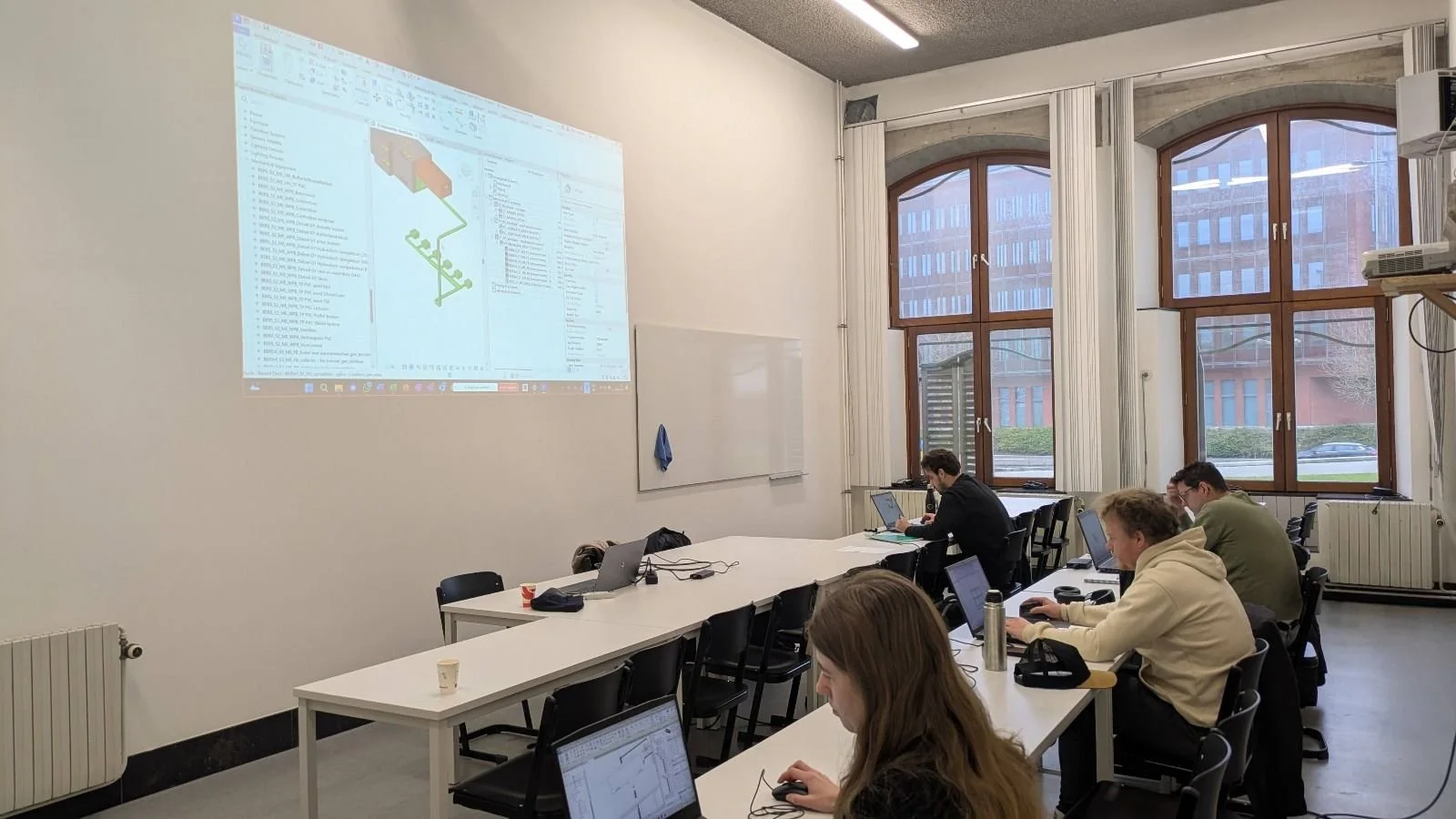 Pieter De Bleser geeft gastcollege aan studenten Expert Modeller van HOWEST