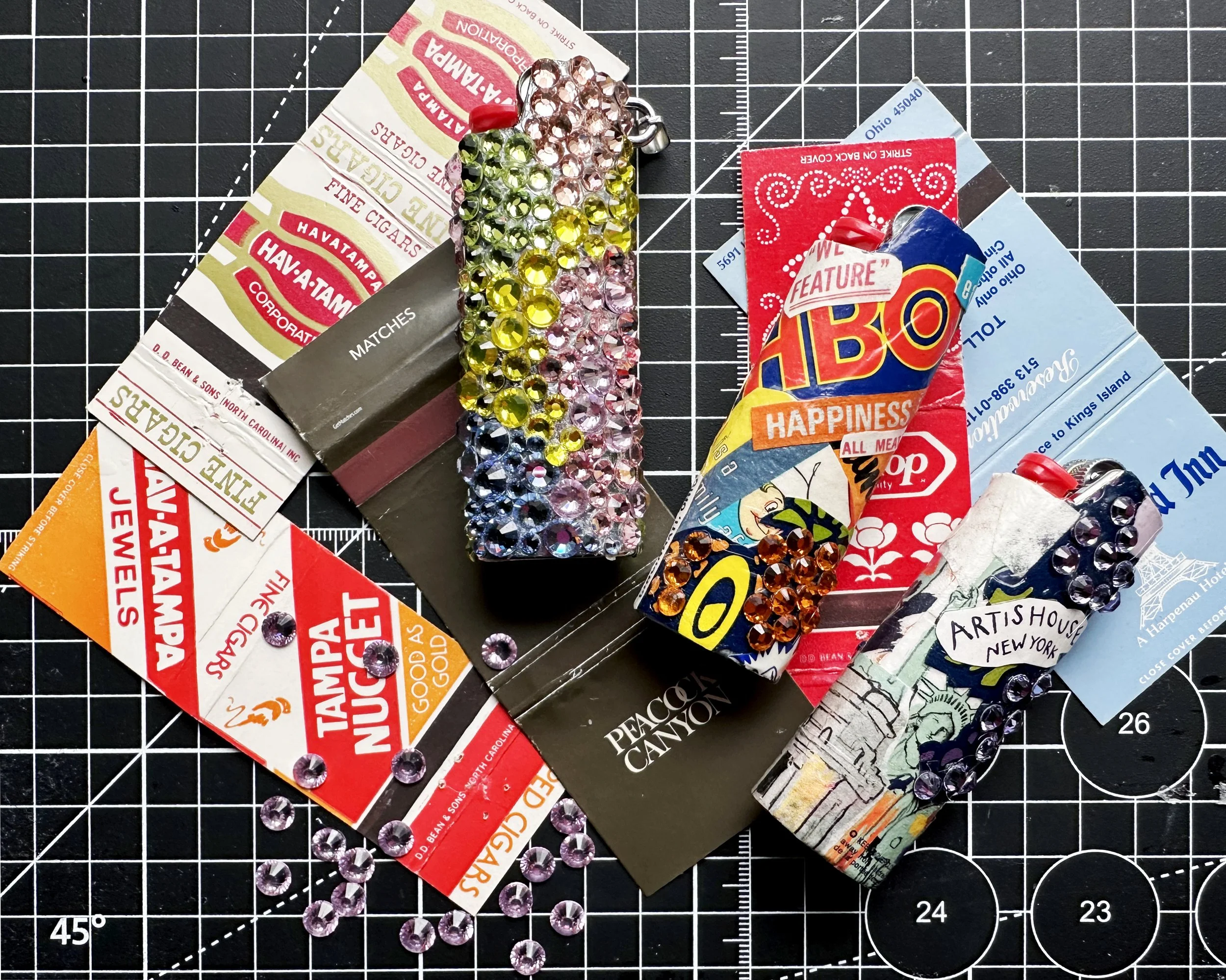 9-8-26 Collage Lighters Workshop @ ArtisHouse