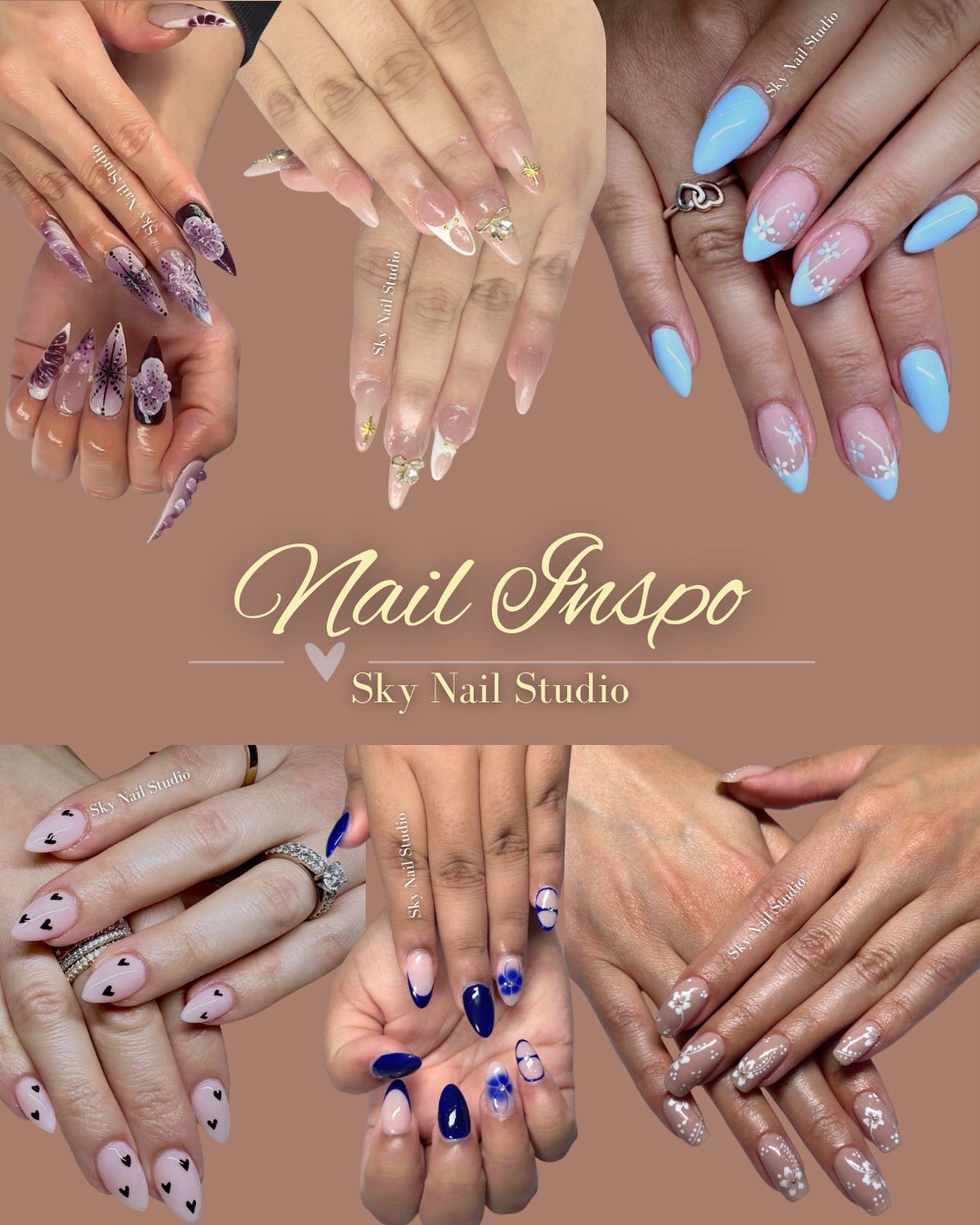 Some nail inspo for you ☀️🌸💅 #nail #nailsofinstagram #nails💅 #nailstyle #nailstyle #nailsmississauga #nails2026❤️❤️ #nailsforever ☎️905-890-8881 to book your appointment @skynail.sauga
