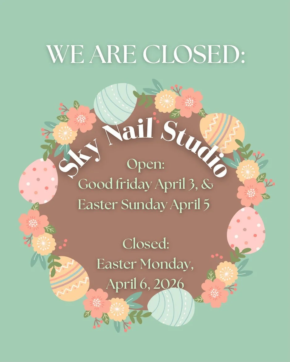 We will be closed:
Easter monday april 6th

We are open:
Good friday april 3
East Sunday april 5