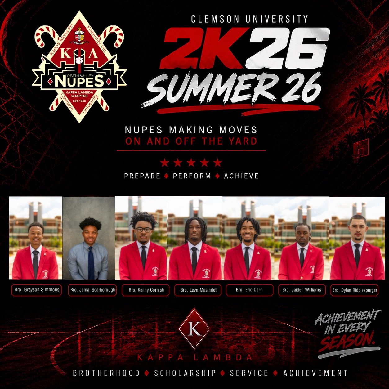 This summer, the brothers of Kappa Lambda have been making moves across a variety of industries. Through these internships, they are gaining the hands-on experience needed to lead in their future careers.

Keep Achieving Nupes! &diams;️

Brother Simm