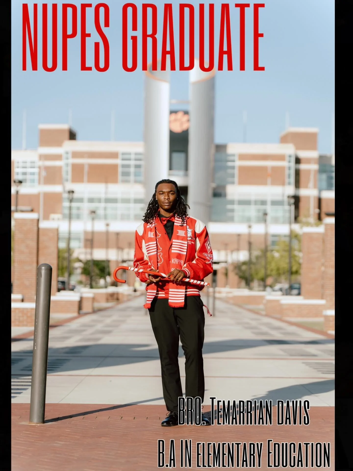 &diams;️NUPES GRADUATE&diams;️

Congratulations to Spr&rsquo;24 initiate Brother Temarrian Davis , as he graduated this semester with a Bachelor of Arts. Brother Davis served as Strateus and MTA Chairman. Brother Davis will continue his education at 