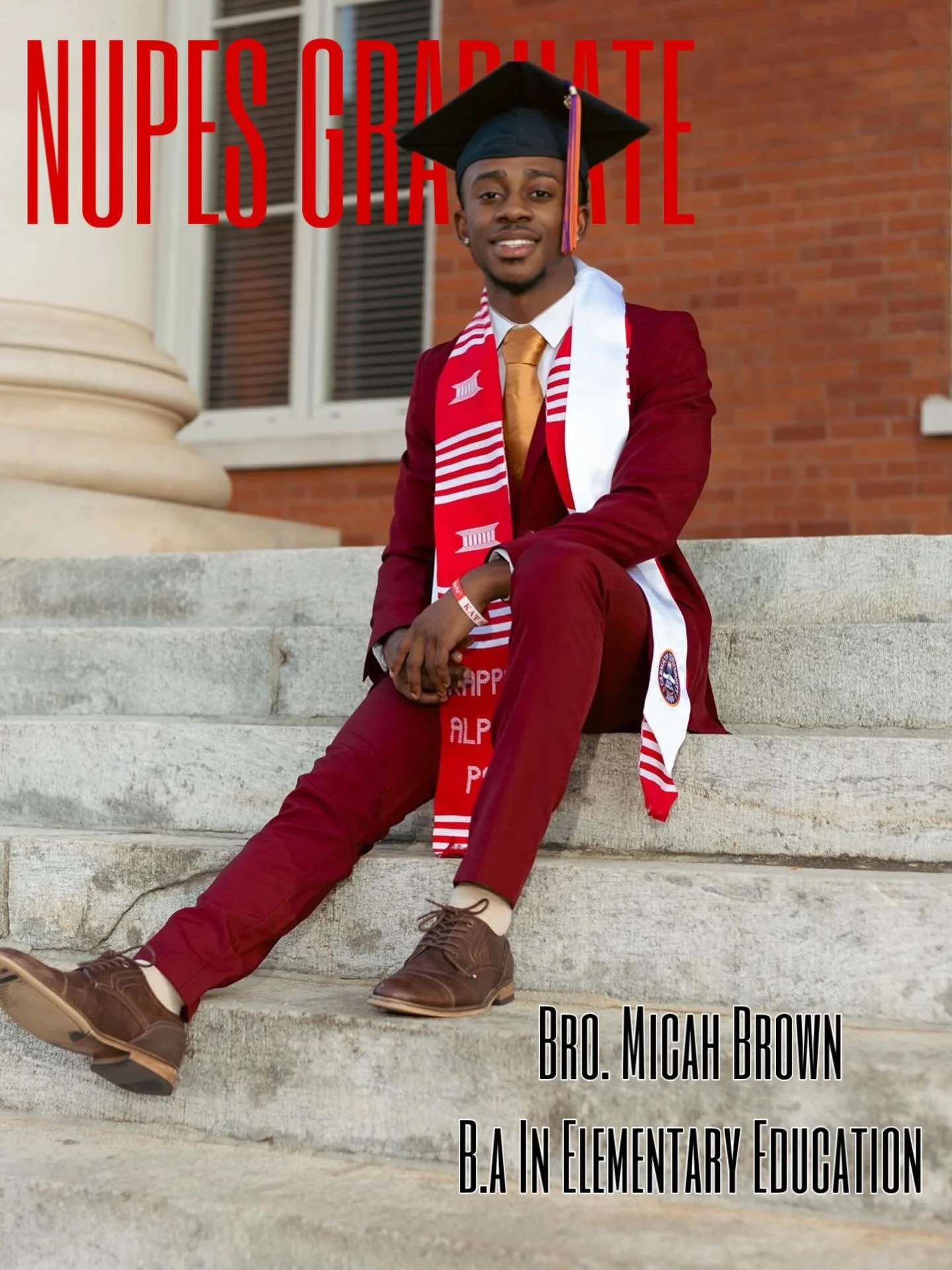 &diams;️NUPES GRADUATE&diams;️

Congratulations to Spr&rsquo; 24 initiate Brother Micah Brown, as he graduated this semester with a Bachelor of Arts in Education. Brother Brown served as Keeper of Exchequer for the chapter. Brother Brown will continu