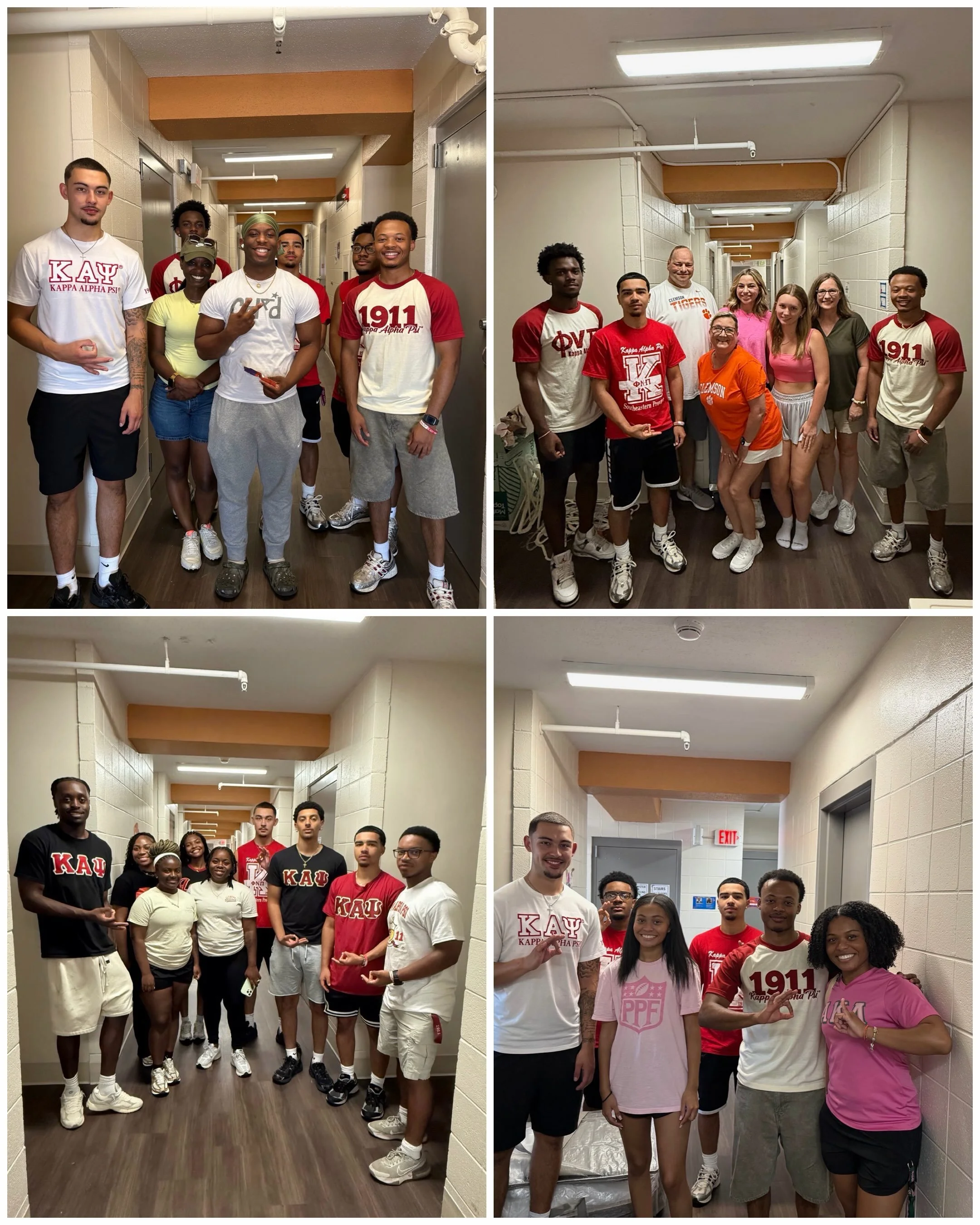 Over the weekend, the brothers of the Kappa Lambda chapter of Kappa Alpha Psi&diams;️, along with our Miss Kappa Alpha Psi, Ms. Mya Phillips, were able to help welcome the Clemson University class of 2030 🐅 with assistance in moving into their new h