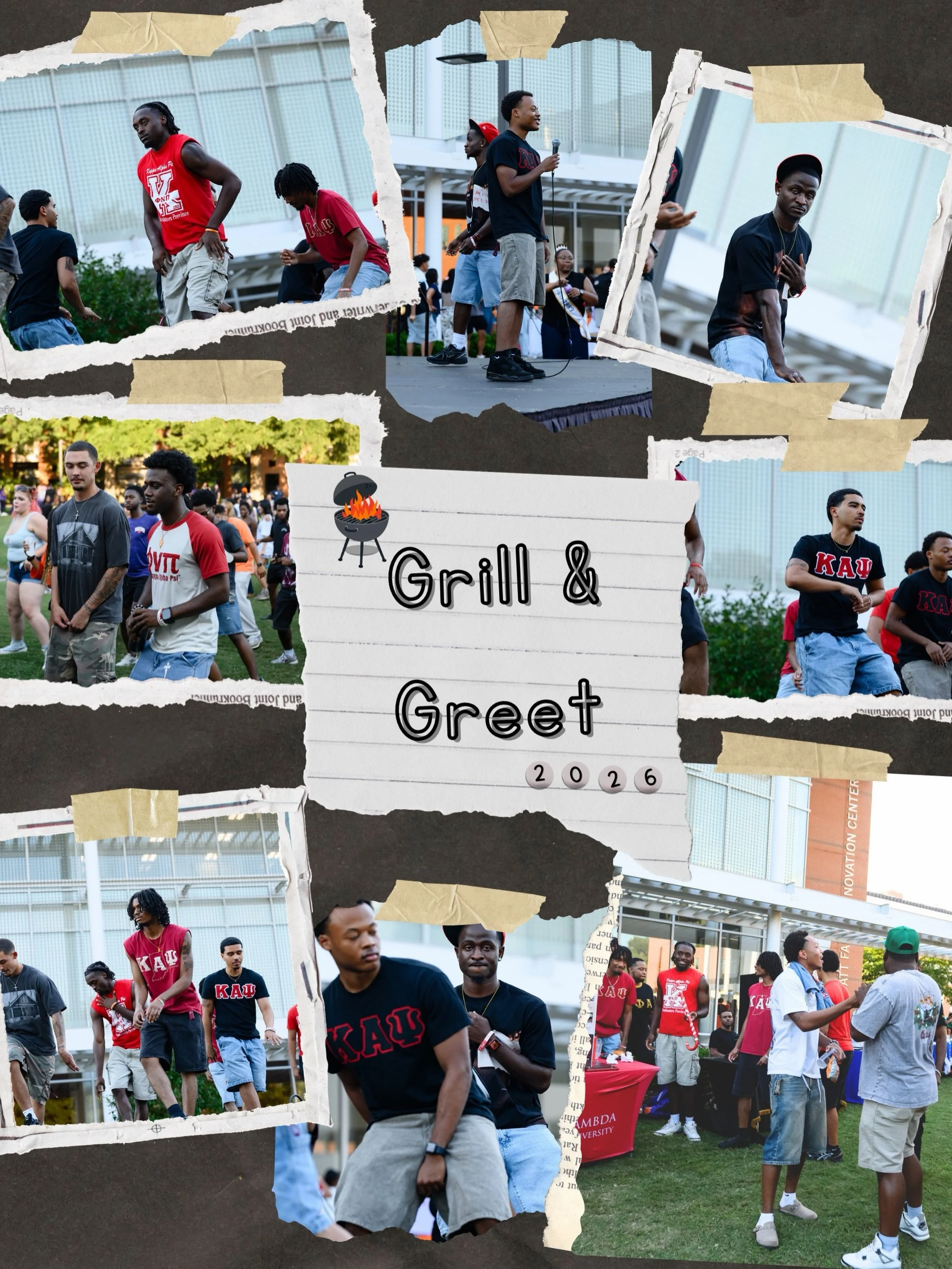 Last week, the brothers of Kappa Lambda &diams;️ participated in Clemson&rsquo;s annual Grill and Greet showcase hosted by the Clemson Gantt Center for Student Experience (@cugantt_ ). This event gave students the opportunity to mingle with many of t