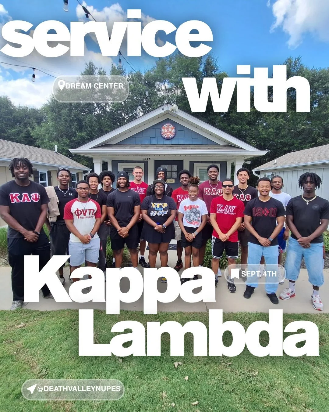 Today, the brothers of Kappa Lambda &diams;️ visited The Dream Center (@dreamcenterpc) in Easley, SC to volunteer our time towards a great cause.

The Dream Center is a nonprofit organization created to &ldquo;Encourage, Educate, and Empower people i