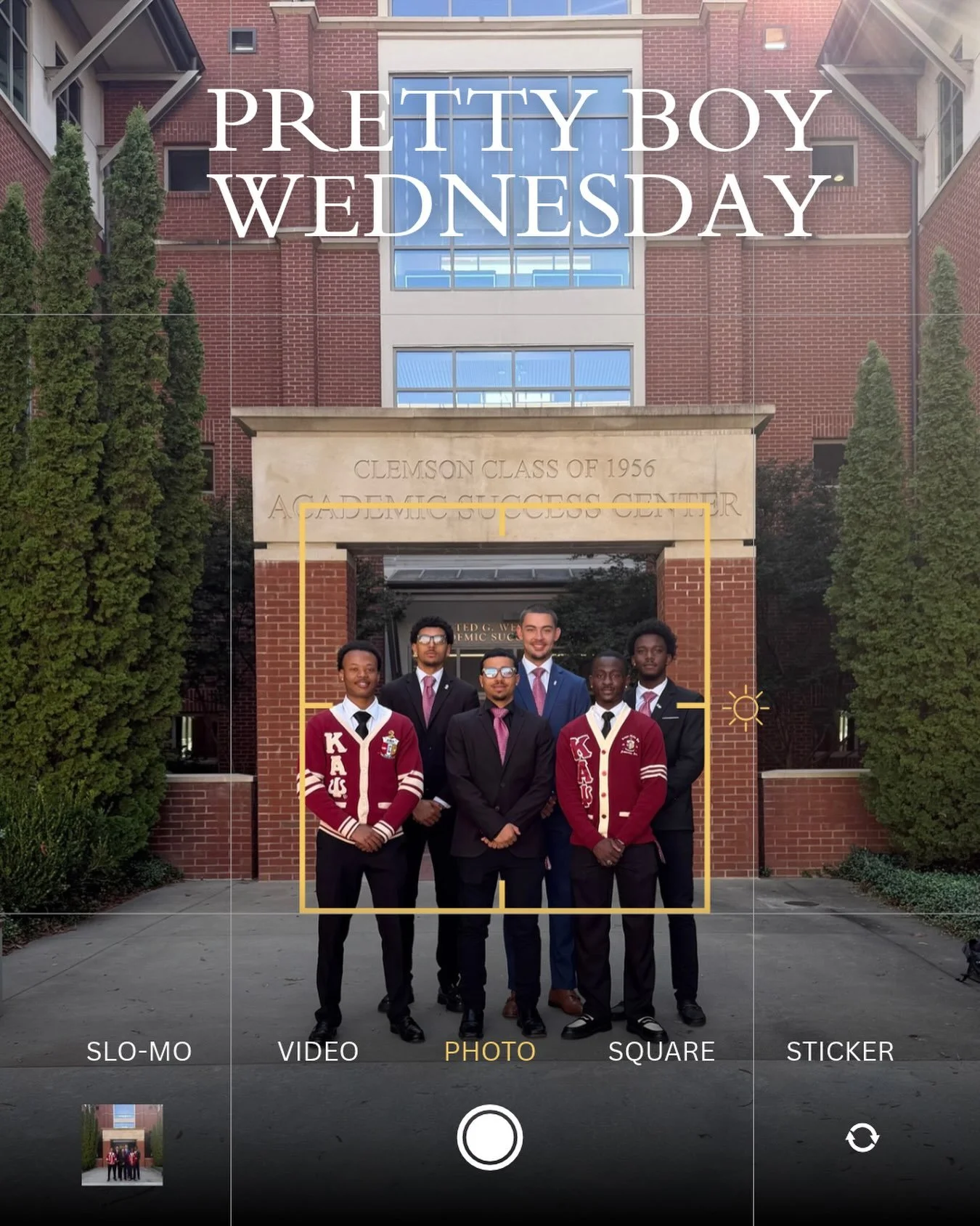 First Pretty boy Wednesday with the brothers of the Kappa Lambda chapter!👌🏾&diams;️

#nupes #kappaalphapsi #clemsonuniversity