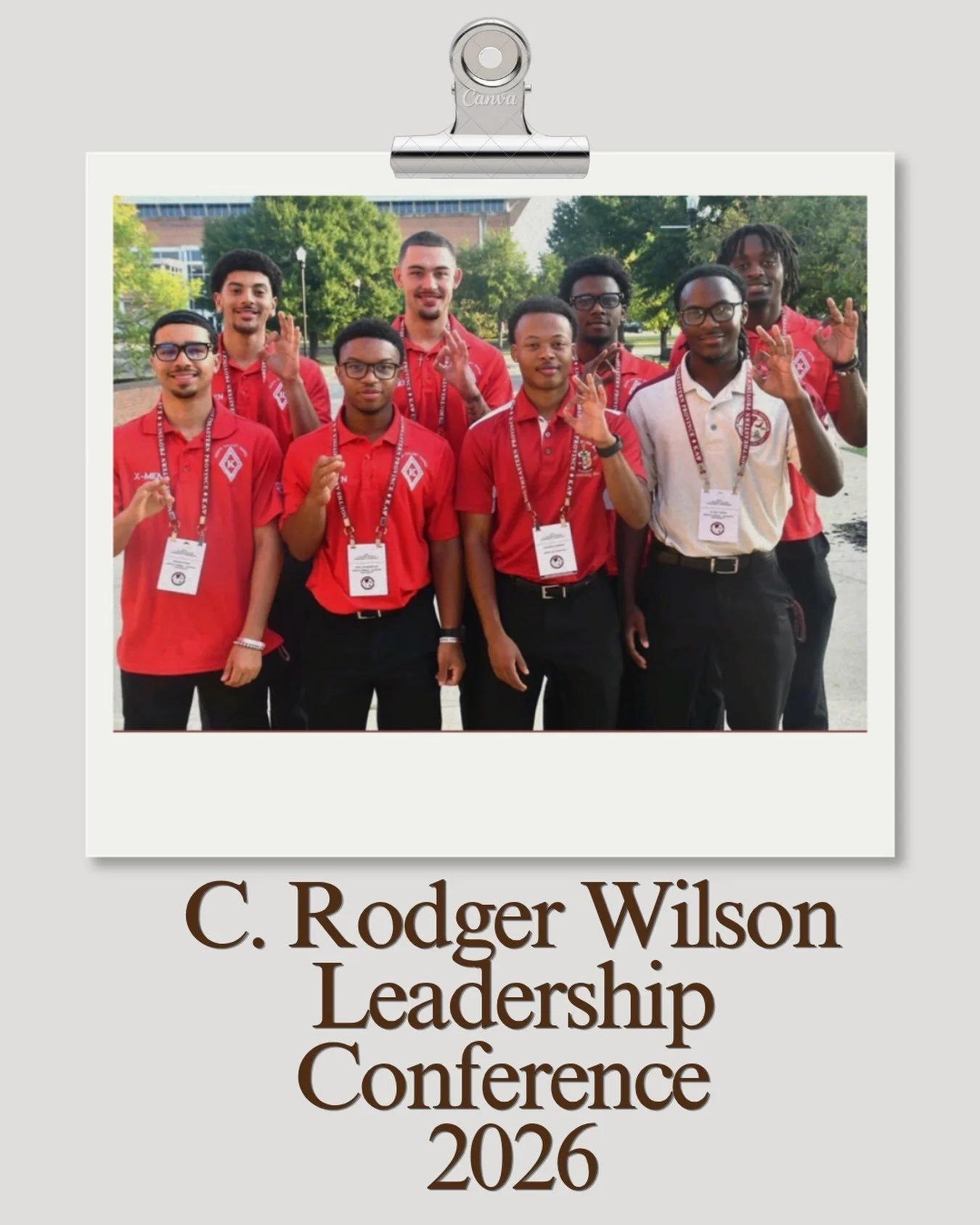 This past weekend, a few brothers attended the C. Rodger Wilson Leadership Conference 2026. The conference provided an opportunity to grow in leadership and connect with other brothers. We are grateful for the opportunity and the amazing weekend.👌🏾