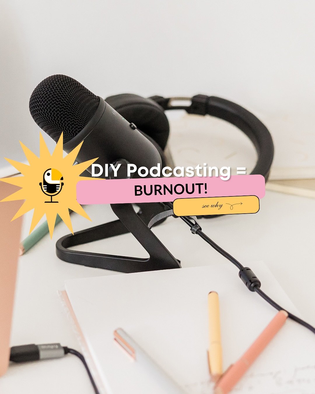 A lot of creators start their podcasts doing everything themselves&mdash;editing, marketing, clipping, promoting. But here&rsquo;s the thing: DIY podcasting often leads to: 
❌ Inconsistent uploads 
❌ Low-quality audio or video 
❌ Missed opportunities