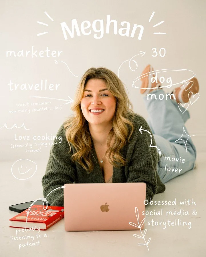 👋 Hi, I&rsquo;m Meghan&mdash;the social media strategist behind Flew the Coup Productions!

I&rsquo;ve always loved helping people tell their stories, which is why I started my own social media management company. That eventually led me to team up w