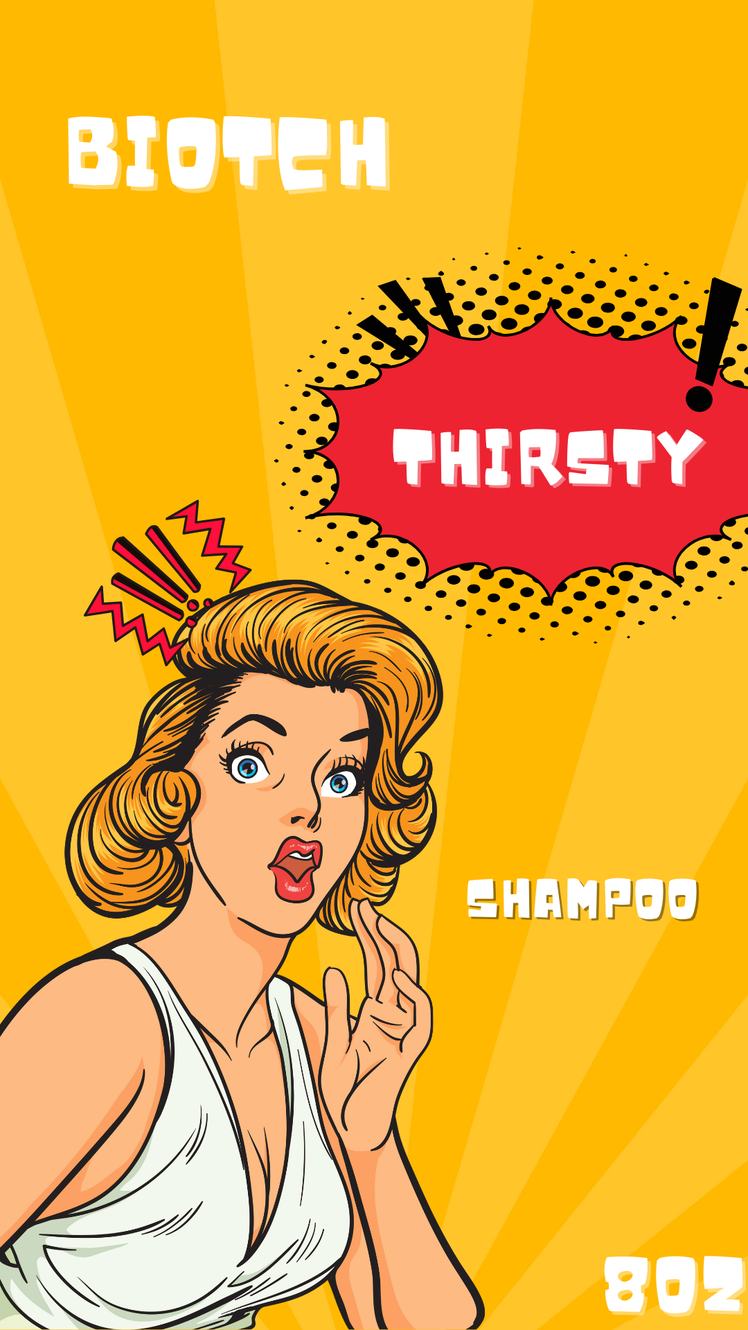 Orange Illustrated Cartoon Pop Art Phone Wallpaper (1).png