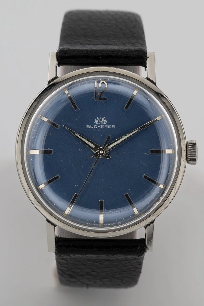 Bucherer 1960s 6865 Blue Dial Manual