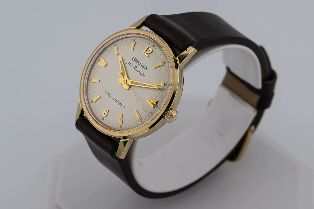 Bulova Gold Tapestry Dial Automatic 001.jpg
