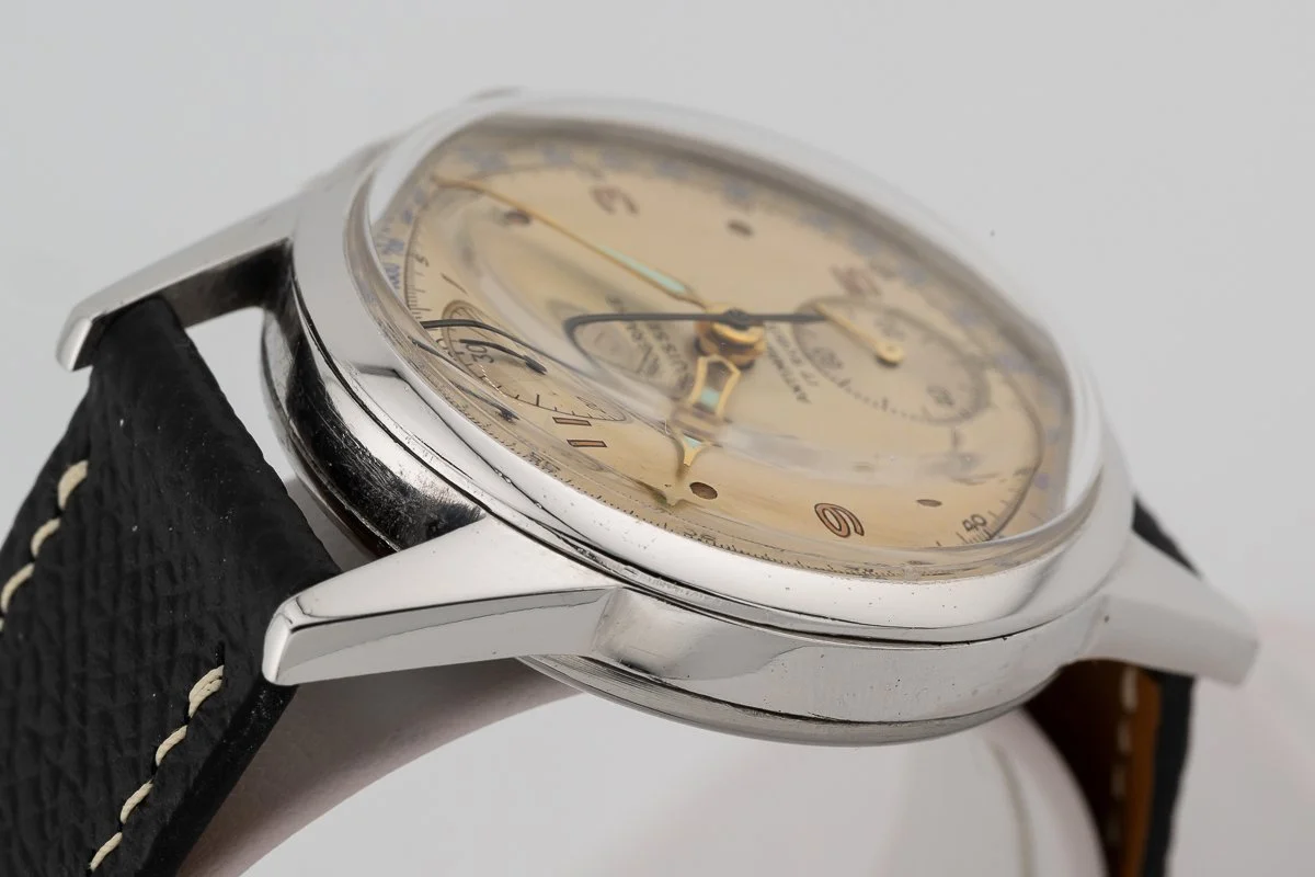 Chronograph Suisse Gold Dial Venus 170 004.jpg