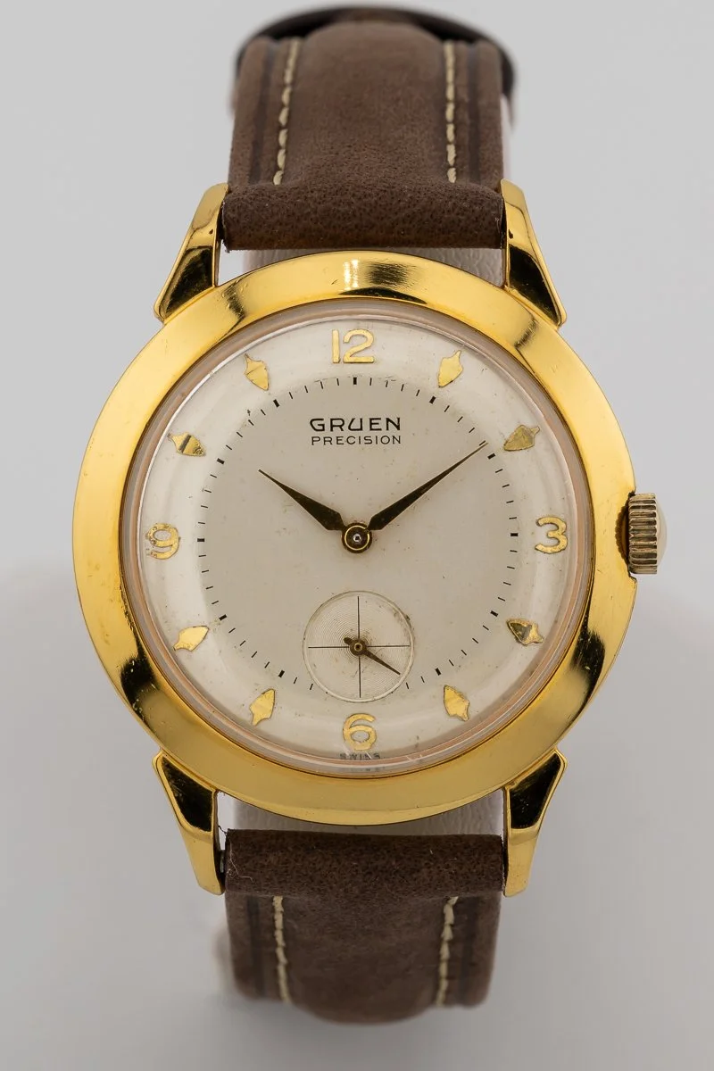 Gruen c. 1956 Precision Pie Pan Sub-second Manual