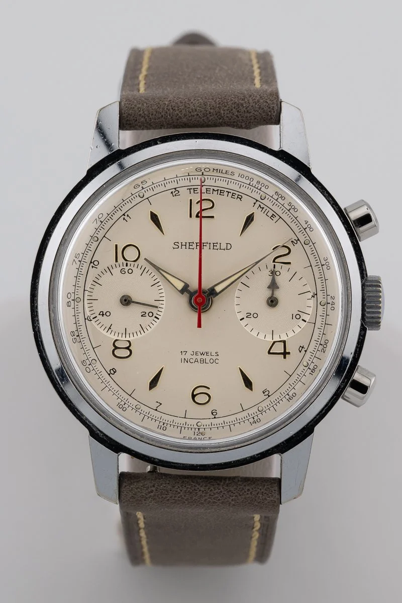 Sheffield 1960s Venus 188 Chronograph