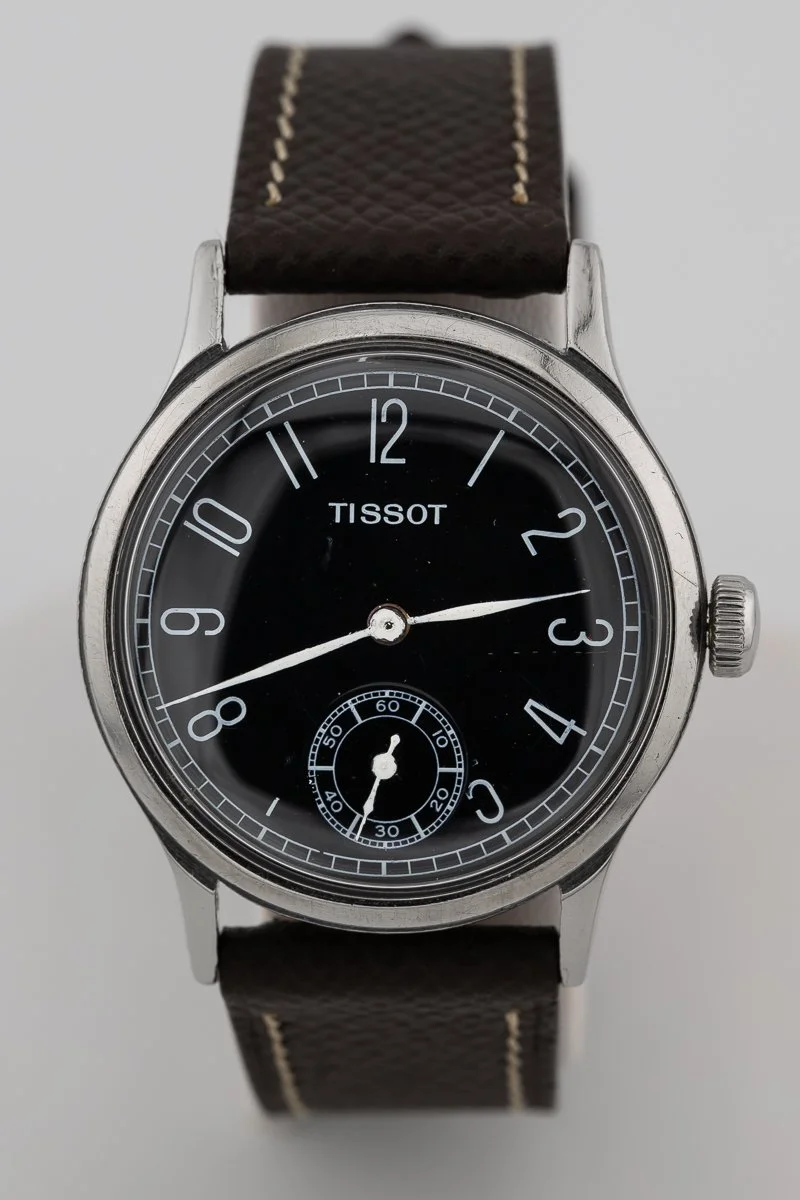 Tissot 1943 Black Dial Sub-second Stainless Steel Manual